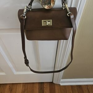 Chic Brown Crossbody Bag, New Without Tags